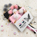 New Hot Selling Style Eyelashes Package Boxes Private Labelize butterfly Eyelash Box With Chain Lash Boxes Private Label logo