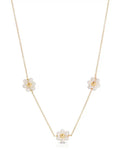 Wholesale Natural Pearl Necklace Jewelry Flora Choker Daisy Flower Pearl Pendent Necklaces Freshwater Pearl Necklace
