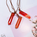 Huiying Crystal Charms Carnelian Pendant Men Women Red Agate Stone For Jewelry Making Jewelry