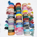 Bohemian Custom Knitted Words Tassel Bracelets Adjustable Woven Friendship Wrap Bracelets for Women