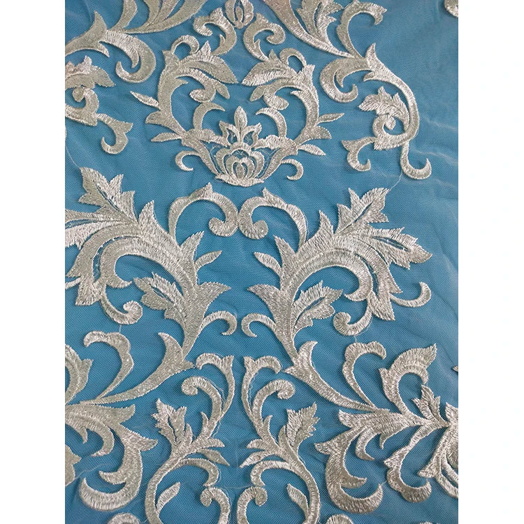 2024 Hot Sale Bride's Wedding Dress Lace Fabric With Sequins Gown Bridal Wedding Dress Lace Bridal Fabric