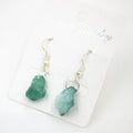 Fashion Agate Geode Stone Dangle Drop Earrings for Women Girls Healing Crystal Jewelry