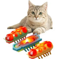 Funny Mini Robot Bug Insect Toys Electric Bugs Vibration Cockroach Plastic Animation Pet Toy for Cats