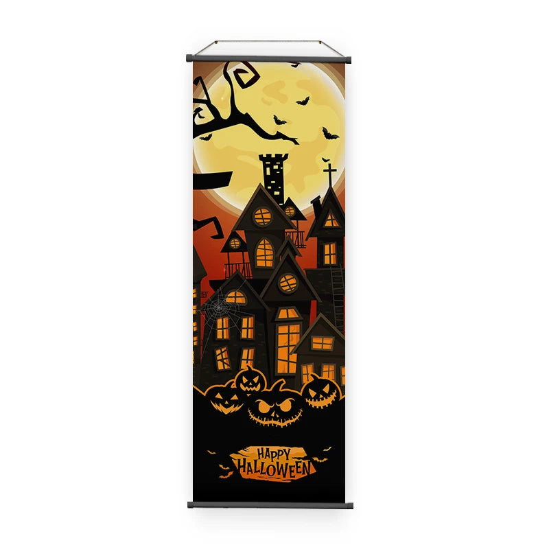 Custom Sublimation Print Anime Style Fabric Polyester Hanging Poster Home Decor Wall Scroll Anime Posters