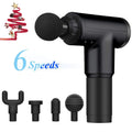 Custom Logo 6 Speed Rechargeable Quiet End Vibration Hot Sale Muscle Massage Gun