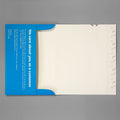 Spot Printing Blue Seal Closure Custom Paper Envelope Mailer Packaging