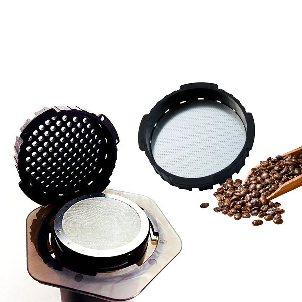 2pcs/Set Reusable 61MM Stainless Steel Coffee Metal Filters 61MM Kitchen Accessories for Coffee Maker