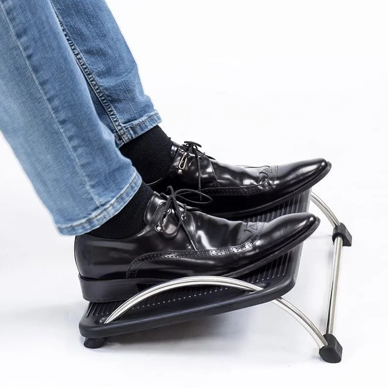 Adjustable Large Platform Elevated Angle and Height Office Foot Rest Stool for Under Desk Support Ergonomic Footrest