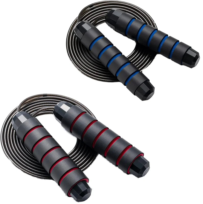 Custom Wholesale Anti-slip Heavy Exercise Foam Jump Rope Fitness Training Skipping Jump Rope with Foam Handle