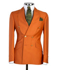 Classic Men Suits 2 Pieces Real Photo Business Blazers Wedding Groom Prom Dresses Party Costume Homme Tailored Made Jacket+Pant