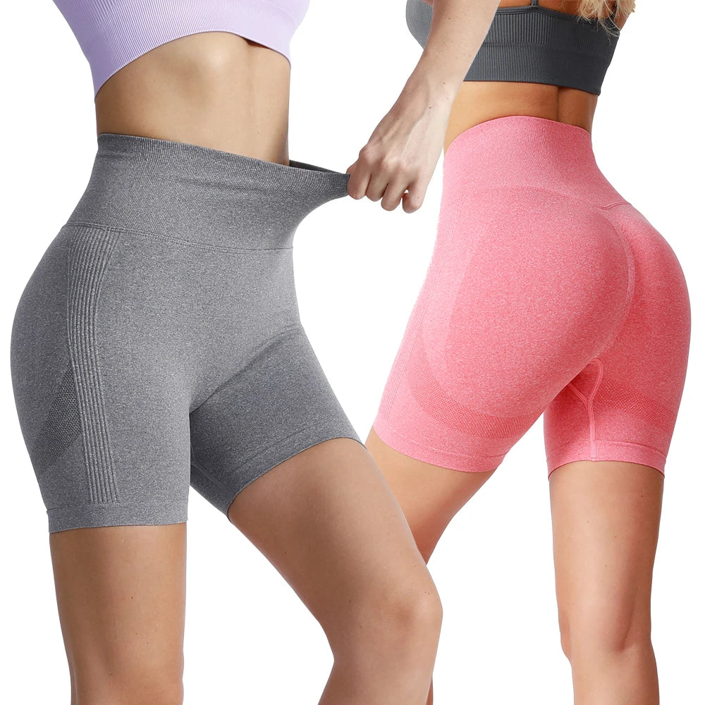2025 Seamless Booty Contour Leggings Tummy Control Shaper Yoga Shorts Butt Lifting Pants Workout Yoga Pants