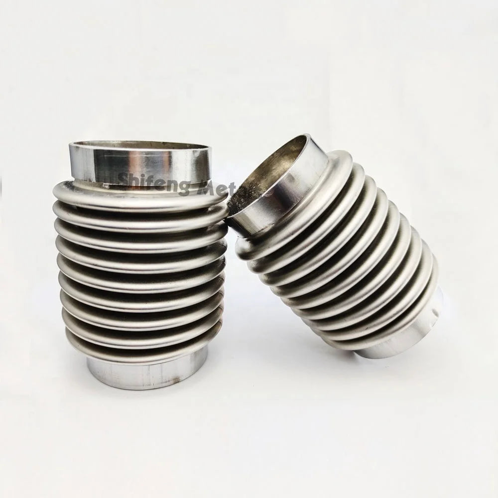 Double Layer EXhaust Flex Pipe Bellow Flexible Joint Coupler 102mm in Length Auto Accessories