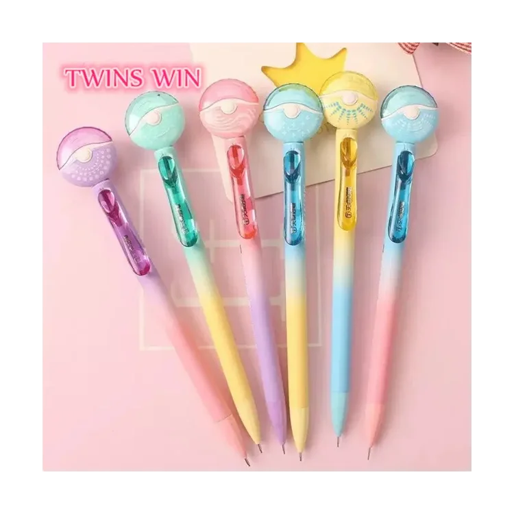 Latest Design Frisbee Decor Mechanical Pencil With Eraser 0.5mm Teenager Student Exam Writing Pencils 475