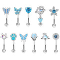 2023 Fashion New 16G Eyebrow Piercing Jewelry Stainless Steel Body Piercing Jewelry Eyebrow Ring