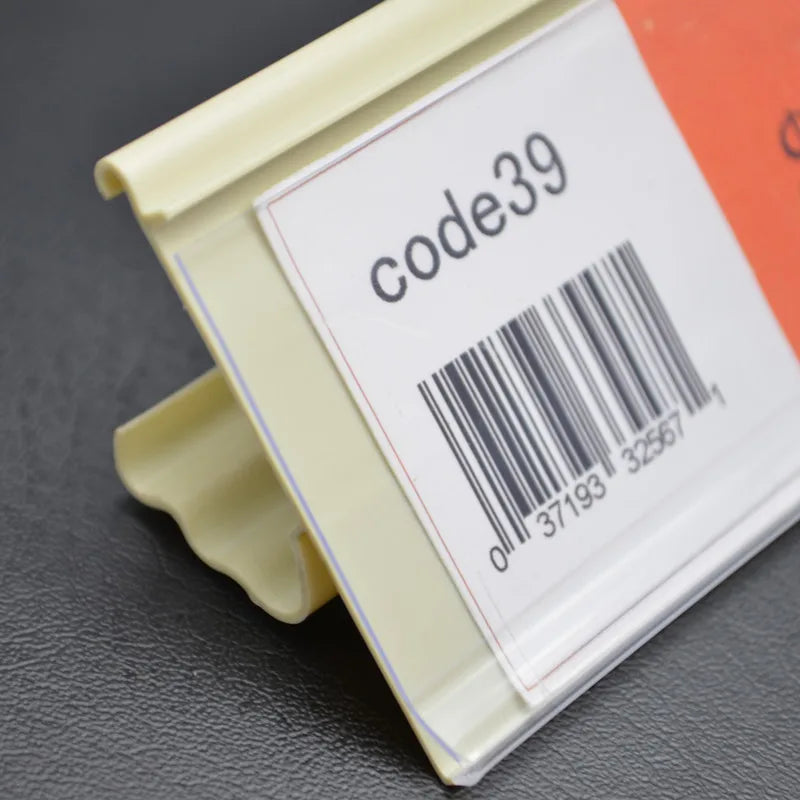 Supermarket Shelf Edge Label Holder Embedded Label Strip Price Display Label Holder of Supermarket Shelves