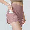 Women's Breathable Skorts with Pockets & Tummy Control-Athletic Golf Tennis Skirt Quick Dry 4-way Stretch