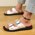 Women's Platform Leather Flats Summer Sandals-Stylish Lightweight & Comfortable