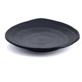 Unbreakable Japanese Restaurant Dinnerware Irregular Black Melamine Plate