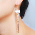 Brass Alloy with 925 Silver Hook fox Dangle Earrings Earring Women Anime Inspired Bulk