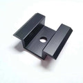 Aluminum Black Color Solar Panel Mid and End Clamps 30mm Mid Clamp Solar with Earth