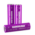 Wholesale High Capacity 21700 Cell Rechargeable Battery 21700 3.7V 4800mAh 5000mAh Li-ion 3.7V Lithium Battery