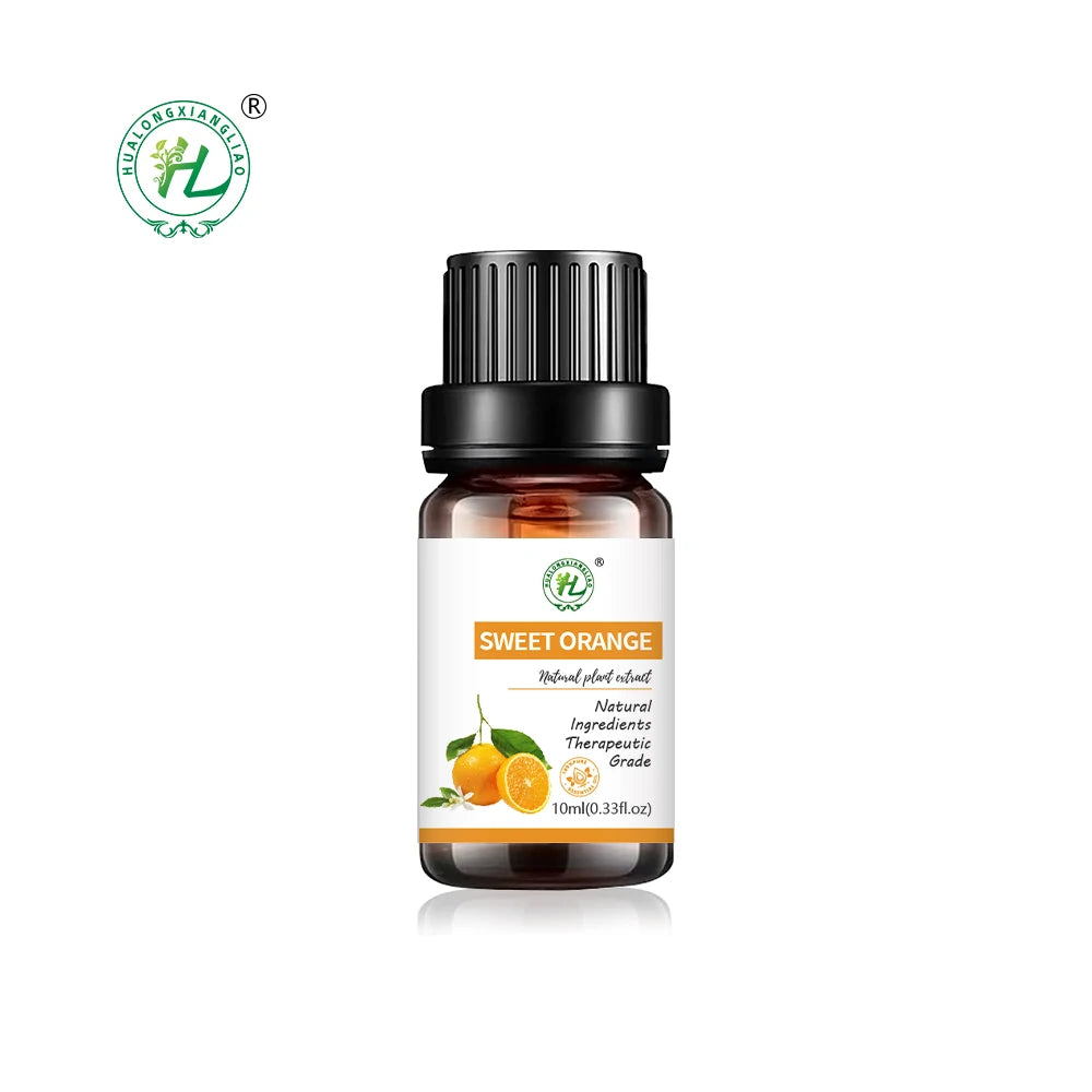 Brazilian Sweet Orange Essential Oil for Aroma Diffuser Candle Soap Making - 100 Pure Natural Plant Extract Premium Grade 10mL