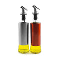 Cooking Oil Vinegar Glass Bottle Dispenser With Spout for Kitchen and BBQ 300ml