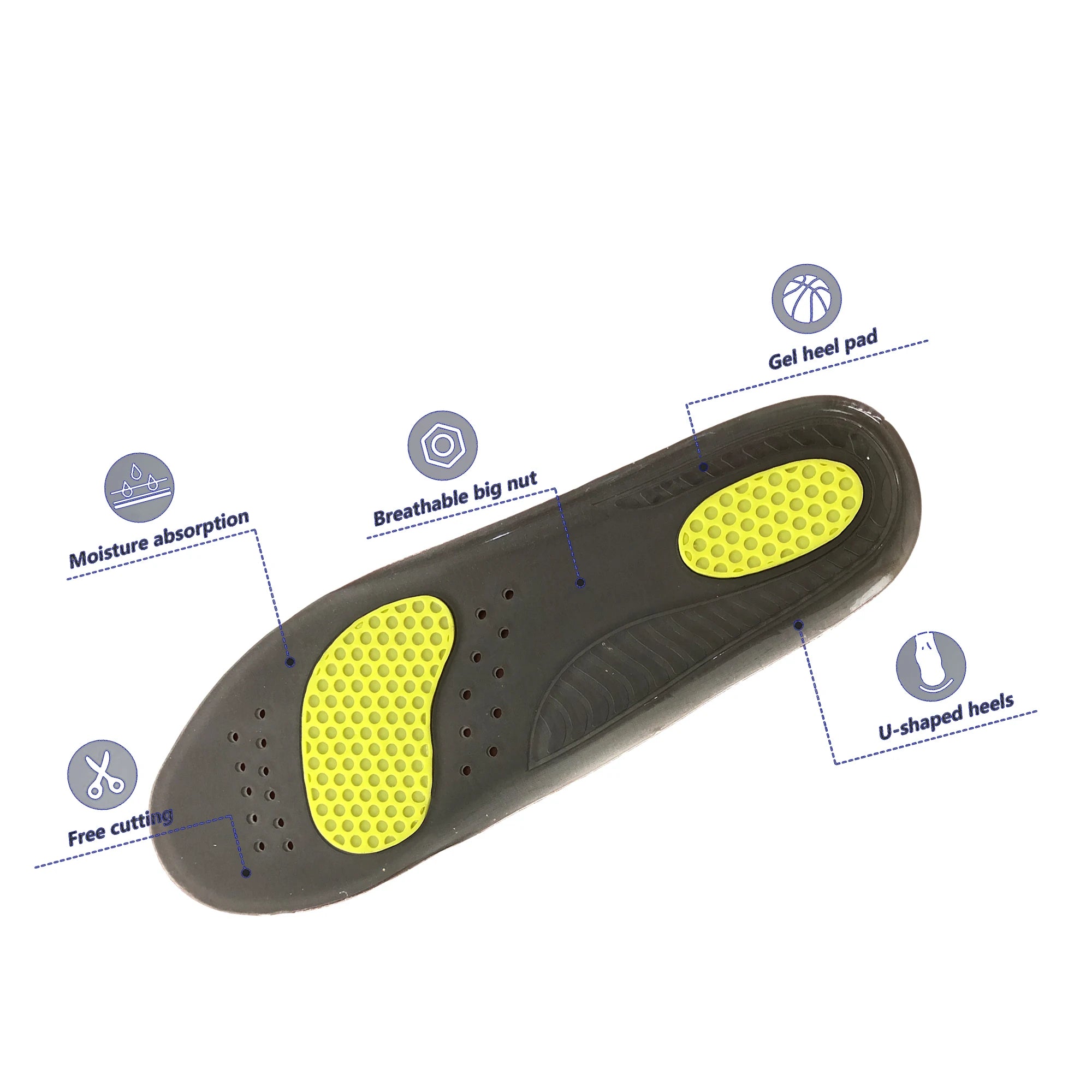 Breathable diamond Honeycomb Surface Absorbs Sweat Prevents Stuffiness and Odor