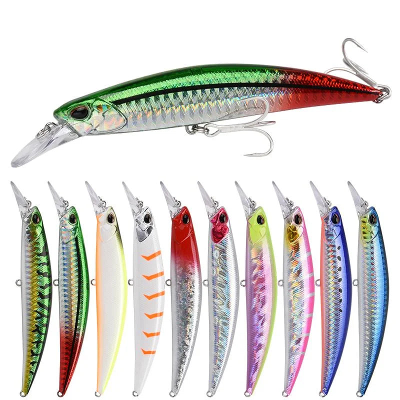 ALLBLUE LANCE 110S Heavy Sinking Minnow Fixed Weight Jerkbait Fishing Lure