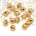 Wholesale Products 6-25mm Gold Gold Antique Christmas Bell Round Xmas Jingle Bell
