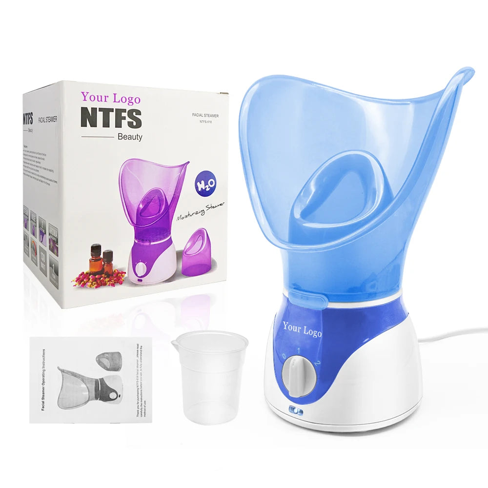 Home Use SPA Beauty Care Facial Steamer Machine Steam Sauna Vaporizer with Regulator for Personal Care