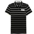 Custom Classic Jacquard Men Turkey Striped Polo Shirt
