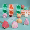 D5078 Homemade Baby Children Cartoon Rice Cake Ice Cream Pudding Pastries Candy Jelly Chocolates Resin Mold Silicone 3D Mould