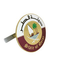 Hot Sales Qatar National Emblem logo Metal Car Badge Qatar Product Car Emblem Ready to Ship Low Moq