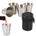 Customized Logo Portable 70ml Drinking Tumbler Eco-Friendly Mini 2 Ounce Stainless Steel Shot Glass for Party Sauce Cup Holder