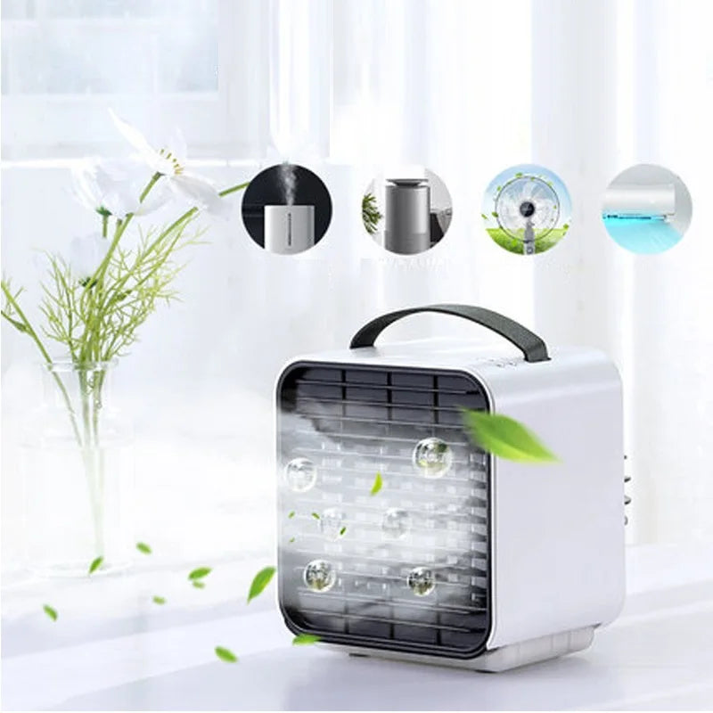 Mini Air Cooler Portable Small Air Conditioner USB Fan Home Dormitory Office Air Coolers