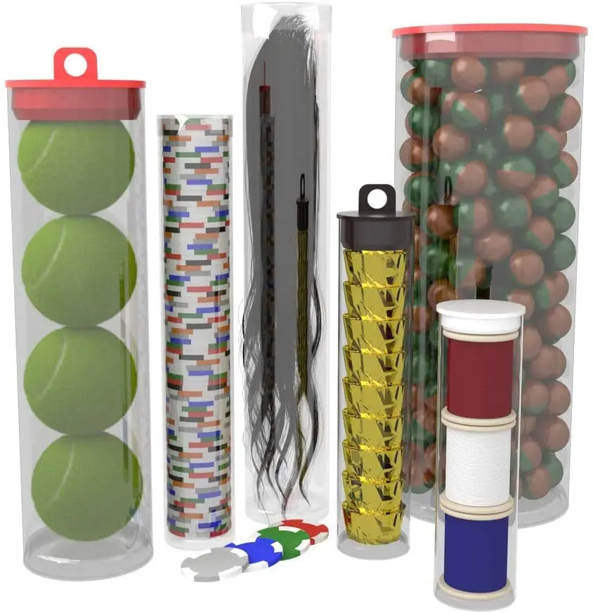 Print Pattern Logo Food Packaging Plastic Tube Toy Candy Gift Box Packaging Tube Container for Tool