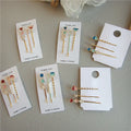 Metal Pearls 3 Pcs Set Hair Clip Hair Accessories Barrette Hair Clips