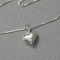 CAOSHI Hot Sell Punk Vintage Style Heart Cool Pendant Necklace Men Women Imitated Rhodium Plated Box Chains Heart Necklaces