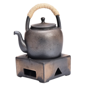 Pottery Tea Stove Japanese Style Handmade Vintage Clay Tea Pot with Warmer Ceramic Kung Fu Tea Pots & Kettles