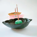 Huiying China Factory Incense Stick Hand Carved Green Aventurine Jade Stand