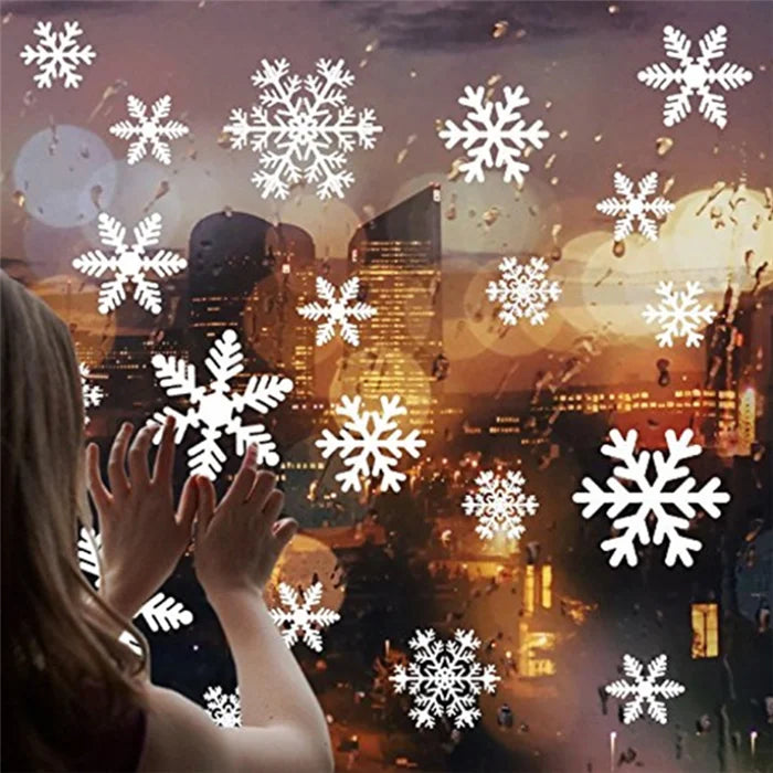 Christmas Ornaments Personalized Window Glass Stickers Party Decorations