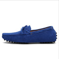 New Design Factory Wholesale Custom Summer Casual Fashion Moccasin Comfortable Soft Sole for Lazy Person Man Suede Shoes