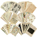 Vintage Journal Scrapbook Craft Paper Kits for Bullet Junk Planners Aesthetic Stationery Paper