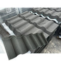 Lifetime Corrugated Stone Coated Metal Roofing Tiles Heat Resistant Durable UV Resistant Black for Jamaica