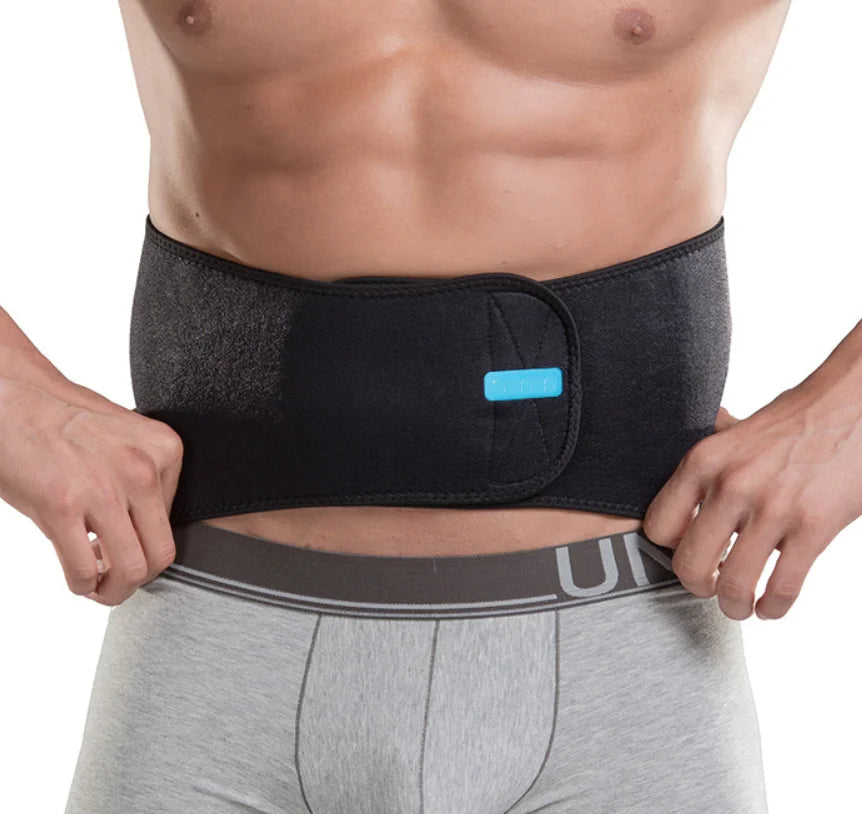 Private Label Rubber Elastic Thin Lumbar Protector Gym Daily Life Waist Girdle Support