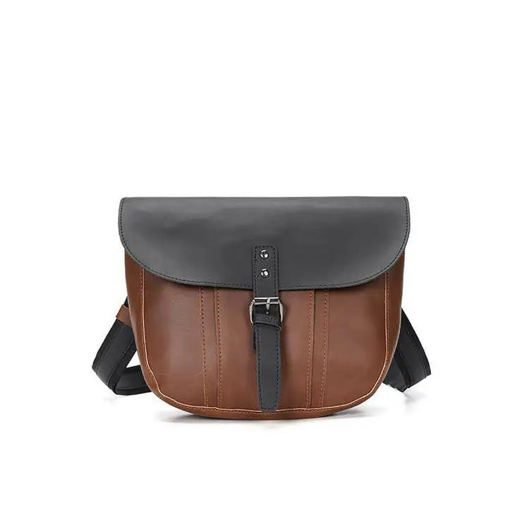 Small Latest Custom Logo Pu Leather Sport Side Chest Sling Crossbody Luggage Travel Shoulder Messenger Bag for Men Women Girls