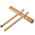 Eco-Friendly Bamboo Toothbrush with Soft Bristles Customized Personal Logo Colorful Handle Disposable Feature