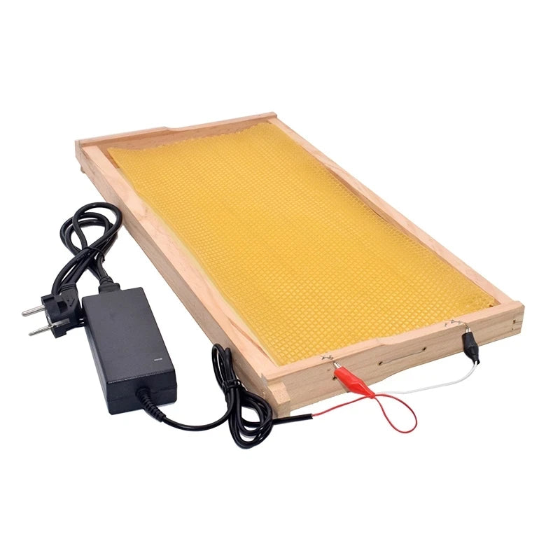 CHINABEES Electric Heating Embedder Device Beehive Frame Wire Embedder Tool for Beekeeping EU Plug 110-240V 60W New Condition