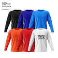 European Size Quick Drying Sweat Absorption Men Sports Long Sleeve t Shirt Custom Logos